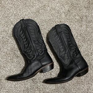 Nocona Black Western Cowboy Boots
